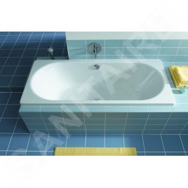 Kaldewei Ambiente - Baignoire rectangulaire Classic Duo 109, 1800x750 mm, antidérapant, effet Perl, blanc 290930003001