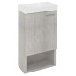 Sapho Latus - Meuble lavabo, 300x530x165 mm, porte, chêne polaire LT711-1010 Sapho Latus - Meuble lavabo, 300x530x165 mm, porte, chêne polaire LT711-1010