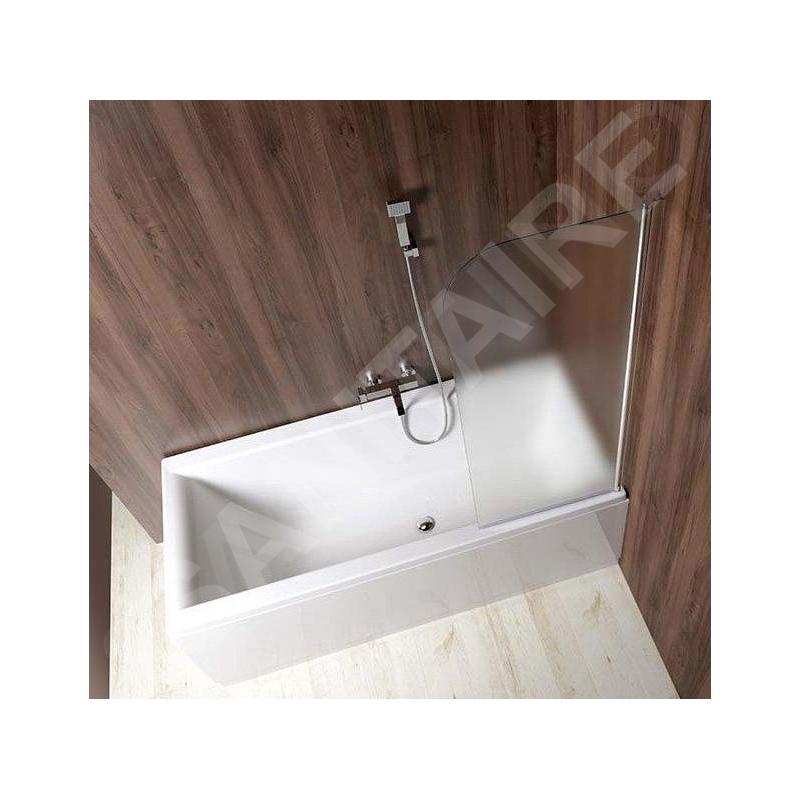Aqualine Vilma - Pare-baignoire 600x1400 mm, droite, verre BRICK AQ6018P Aqualine Vilma - Pare-baignoire 600x1400 mm, droite, verre BRICK AQ6018P