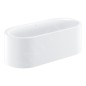 Grohe Essence - Baignoire autoportante 1800x800 mm avec déversoir, blanc alpin 39729000 Grohe Essence - Baignoire autoportante 1800x800 mm avec déversoir, blanc alpin 39729000