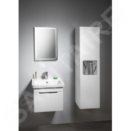 Sapho Ella - Armoire haute 350x1400x300 mm, blanc EL350-3030