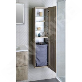 Sapho Amia - Armoire haute 350x1400x300 mm, chêne Texas AM020-2020