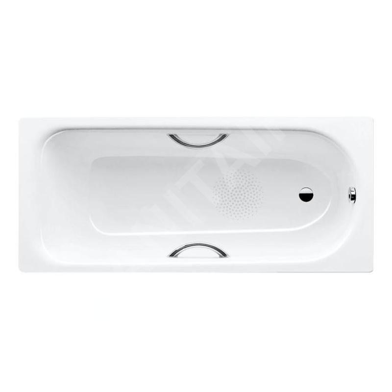 Kaldewei Advantage - Baignoire rectangulaire Saniform Plus Star 333, 1600x750 mm, avec trous pour poignées, antidérapante, Kaldewei Advantage - Baignoire rectangulaire Saniform Plus Star 333, 1600x750 mm, avec trous pour poignées, antidérapante,