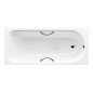 Kaldewei Advantage - Baignoire rectangulaire Saniform Plus Star 333, 1600x750 mm, avec trous pour poignées, antidérapante, Kaldewei Advantage - Baignoire rectangulaire Saniform Plus Star 333, 1600x750 mm, avec trous pour poignées, antidérapante,