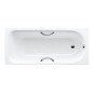 Kaldewei Advantage - Baignoire rectangulaire Saniform Plus Star 333, 1600x750 mm, avec trous pour poignées, effet Perl, blanc Kaldewei Advantage - Baignoire rectangulaire Saniform Plus Star 333, 1600x750 mm, avec trous pour poignées, effet Perl, blanc
