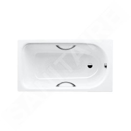 Kaldewei Advantage - Baignoire rectangulaire Saniform Plus Star 331, 1500x700 mm, avec trous pour poignées, antidérapante sur