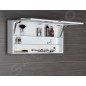 Sapho Cloe - Armoire miroir avec éclairage LED, 1000x500x180 mm, blanc CE100-0030 Sapho Cloe - Armoire miroir avec éclairage LED, 1000x500x180 mm, blanc CE100-0030