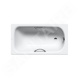 Kaldewei Advantage - Baignoire Saniform Plus Star 330, 1400x700 mm, avec trous pour poignées, blanc 133000010001