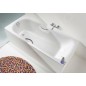 Kaldewei Advantage - Baignoire rectangulaire Saniform Plus Star 331, 1500x700 mm, avec trous pour poignées, antidérapant sur Kaldewei Advantage - Baignoire rectangulaire Saniform Plus Star 331, 1500x700 mm, avec trous pour poignées, antidérapant sur