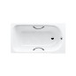 Kaldewei Advantage - Baignoire rectangulaire Saniform Plus Star 344, 1400x750 mm, avec trous pour poignées, effet Perl, blanc Kaldewei Advantage - Baignoire rectangulaire Saniform Plus Star 344, 1400x750 mm, avec trous pour poignées, effet Perl, blanc