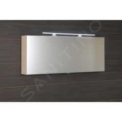Sapho Cloe - Armoire miroir avec éclairage LED, 1200x500x180 mm, blanc CE120-0030