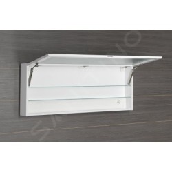 Sapho Cloe - Armoire miroir avec éclairage LED, 1200x500x180 mm, blanc CE120-0030