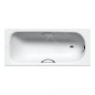 Kaldewei Advantage - Baignoire rectangulaire Saniform Plus Star 345, 1600 x 750 mm, avec trous pour barres de maintien, blanc - Kaldewei Advantage - Baignoire rectangulaire Saniform Plus Star 345, 1600 x 750 mm, avec trous pour barres de maintien, blanc -