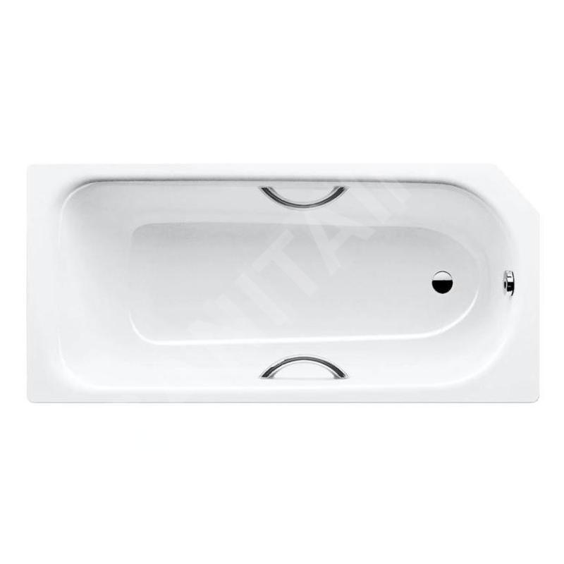 Kaldewei Advantage - Baignoire rectangulaire Saniform V3 Star 332, 1600x700 mm, avec trous pour poignées, blanc 134200010001 Kaldewei Advantage - Baignoire rectangulaire Saniform V3 Star 332, 1600x700 mm, avec trous pour poignées, blanc 134200010001