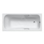 Kaldewei Advantage - Baignoire rectangulaire Saniform Plus Star 336, 1700x750 mm, avec trous pour poignées, effet Perl, blanc