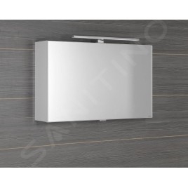 Sapho Cloe - Armoire miroir avec éclairage LED, 800x500x180 mm, blanc CE080-0030