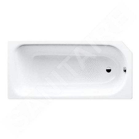 Kaldewei Advantage - Baignoire rectangulaire Saniform V3 362-1, 1600x700 mm, antidérapant, effet Perl, blanc 192330003001
