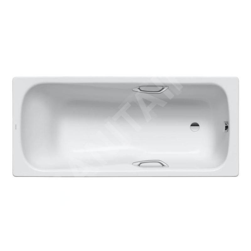 Kaldewei Advantage - Baignoire rectangulaire Saniform Plus Star 335, 1700x700 mm, avec trous pour poignées, blanc 133500010001 Kaldewei Advantage - Baignoire rectangulaire Saniform Plus Star 335, 1700x700 mm, avec trous pour poignées, blanc 133500010001