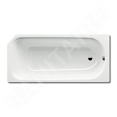 Kaldewei Advantage - Baignoire rectangulaire Saniform V2 362-1, 1600x700 mm, antidérapant, effet Perl, blanc 192230003001