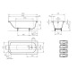 Kaldewei Advantage - Baignoire rectangulaire Saniform V2 362-1, 1600x700 mm, blanc 192200010001 Kaldewei Advantage - Baignoire rectangulaire Saniform V2 362-1, 1600x700 mm, blanc 192200010001