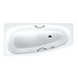 Kaldewei Advantage - Baignoire asymétrique Mini Star droite 835, 1570x700/475 mm, avec trous pour poignées, antidérapant, effet Kaldewei Advantage - Baignoire asymétrique Mini Star droite 835, 1570x700/475 mm, avec trous pour poignées, antidérapant, effet