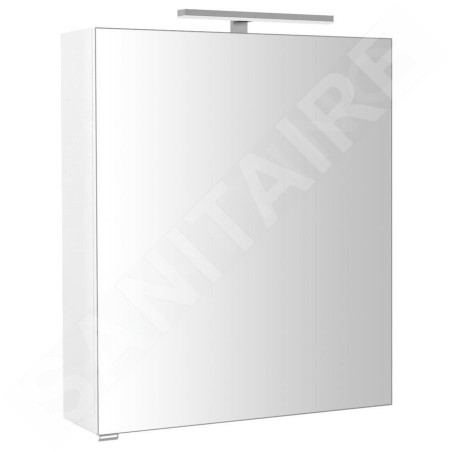 Sapho Riwa - Armoire avec miroir avec éclairage LED, 600x700x170 mm, blanc brillant RIW060-0030