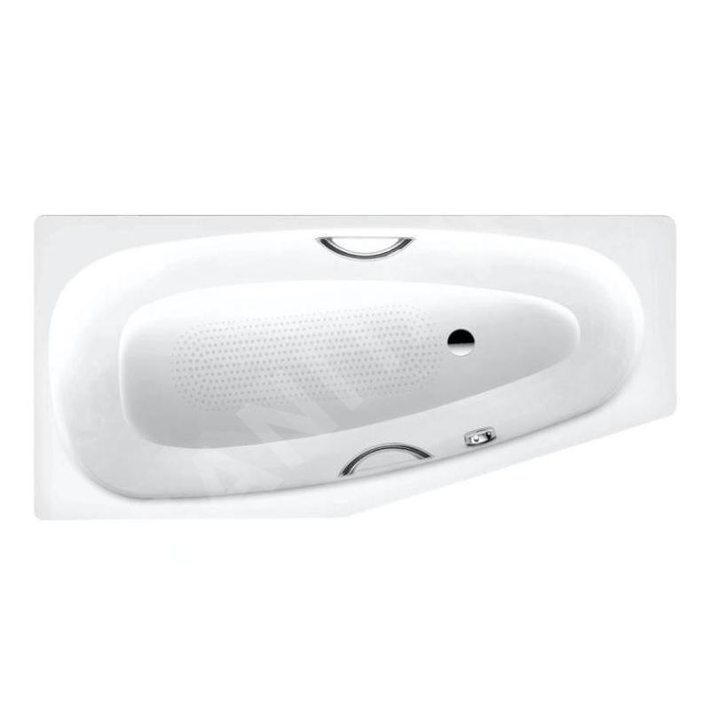 Kaldewei Advantage - Baignoire asymétrique Mini Star droite 831, 1570x750/500 mm, avec trous pour poignées, antidérapant sur Kaldewei Advantage - Baignoire asymétrique Mini Star droite 831, 1570x750/500 mm, avec trous pour poignées, antidérapant sur