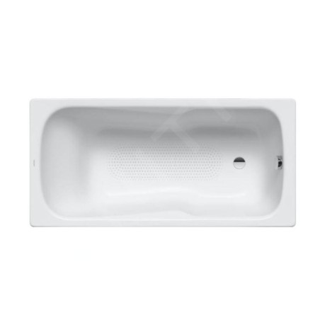 Kaldewei Ambiente - Baignoire rectangulaire Dyna Set 626, 1600x700 mm, antidérapante sur toute la surface, blanche 226834010001