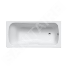 Kaldewei Ambiente - Baignoire rectangulaire Dyna Set 626, 1600x700 mm, Perl-Effect, blanc 226800013001