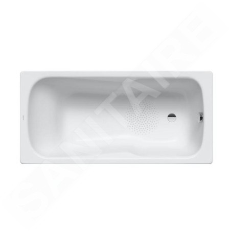 Kaldewei Ambiente - Baignoire rectangulaire Dyna Set 626, 1600x700 mm, antidérapante, blanche 226830000001