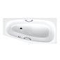 Kaldewei Advantage - Baignoire asymétrique Mini Star gauche 837, 1570x700/475 mm, avec trous pour poignées, antidérapant, effet Kaldewei Advantage - Baignoire asymétrique Mini Star gauche 837, 1570x700/475 mm, avec trous pour poignées, antidérapant, effet