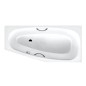 Kaldewei Advantage - Baignoire asymétrique Mini Star gauche 833, 1570x750/500 mm, avec trous pour poignées, antidérapant, blanc Kaldewei Advantage - Baignoire asymétrique Mini Star gauche 833, 1570x750/500 mm, avec trous pour poignées, antidérapant, blanc