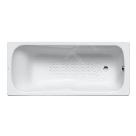 Kaldewei Ambiente - Baignoire rectangulaire Dyna Set 622, 1800x800 mm, antidérapante sur toute la largeur, blanche 226434010001