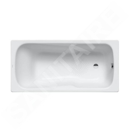 Kaldewei Ambiente - Baignoire rectangulaire Dyna Set 624, 1500x750 mm, antidérapant, effet Perl, blanc 226630003001