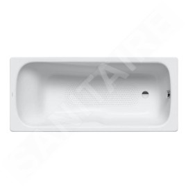 Kaldewei Ambiente - Baignoire rectangulaire Dyna Set 620, 1700x750 mm, antidérapante sur toute la surface, effet Perl, blanc