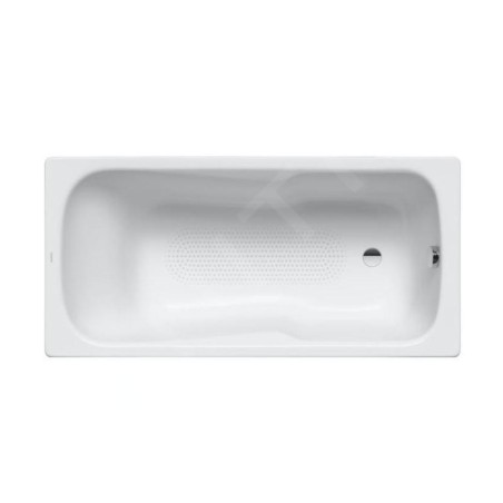 Kaldewei Ambiente - Baignoire rectangulaire Dyna Set 624, 1500 x 750 mm, antidérapant sur toute la surface, effet Perl, blanc