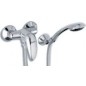 Novaservis Metalia 55 - Robinetterie de douche murale avec pommeau de douche, chrome 55061,0 Novaservis Metalia 55 - Robinetterie de douche murale avec pommeau de douche, chrome 55061,0