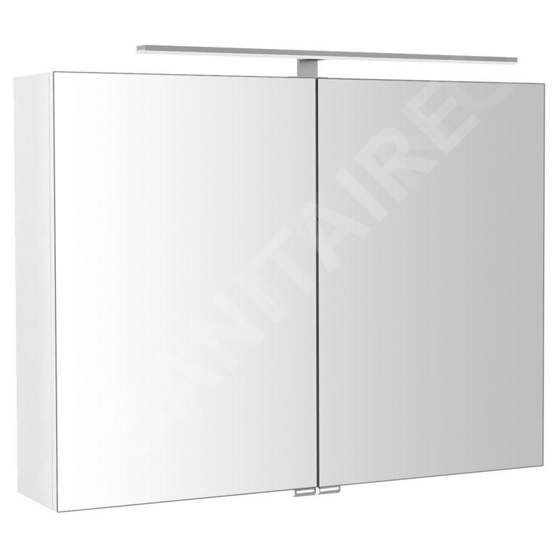 Sapho Riwa - Armoire miroir avec éclairage LED, 810x700x170 mm, blanc brillant RIW080-0030 Sapho Riwa - Armoire miroir avec éclairage LED, 810x700x170 mm, blanc brillant RIW080-0030