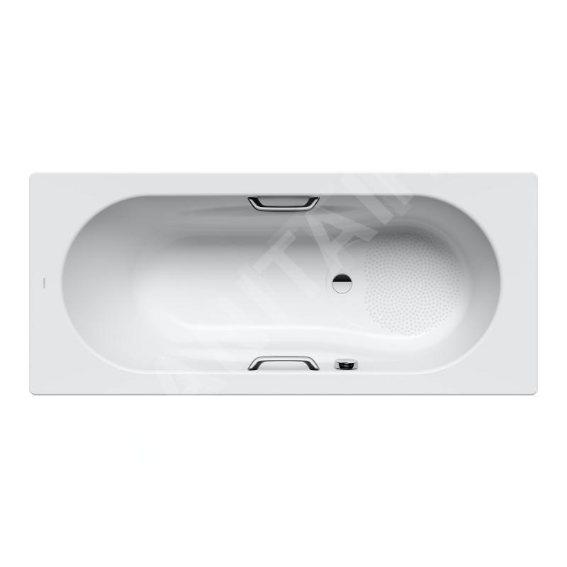 Kaldewei Ambiente - Baignoire rectangulaire Vaio Set Star 955, 1700x750 mm, avec trous pour poignées, antidérapant, effet Perl, Kaldewei Ambiente - Baignoire rectangulaire Vaio Set Star 955, 1700x750 mm, avec trous pour poignées, antidérapant, effet Perl,