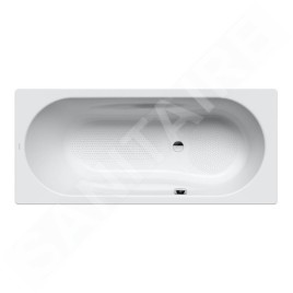 Kaldewei Ambiente - Baignoire rectangulaire Vaio Set 954, 1700x750 mm, antidérapante sur toute la surface, effet Perl, blanc
