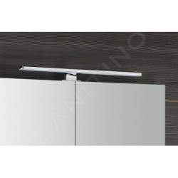 Sapho Riwa - Armoire miroir avec éclairage LED, 810x700x170 mm, blanc brillant RIW080-0030