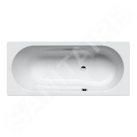Kaldewei Ambiente - Baignoire rectangulaire Vaio Set 956, 1600x700 mm, antidérapante, effet Perl, blanc 233630003001