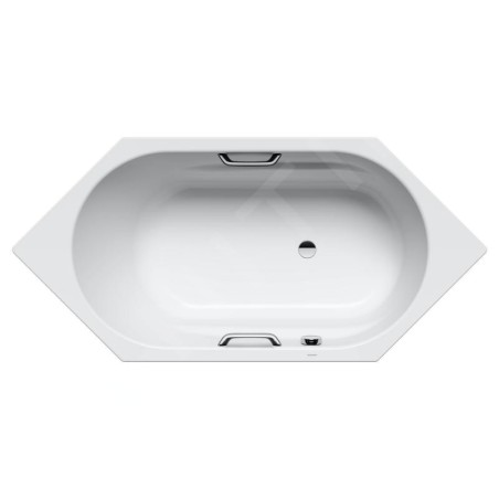 Kaldewei Ambiente - Baignoire Vaio 6 Star, modèle 959, 1900x900 mm, avec trous pour les poignées, blanc 233900010001