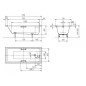 Kaldewei Ambiente - Baignoire Puro Star 654, 1700x750 mm, trous pour poignées, effet Perl, antidérapant sur toute la largeur, Kaldewei Ambiente - Baignoire Puro Star 654, 1700x750 mm, trous pour poignées, effet Perl, antidérapant sur toute la largeur,