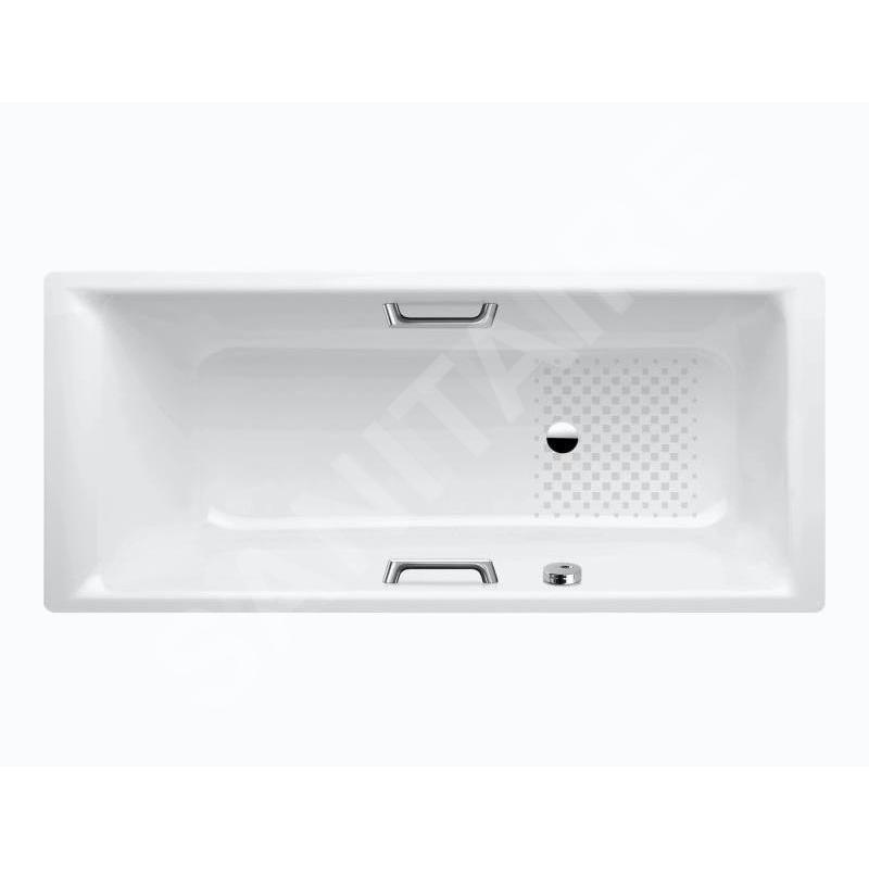 Kaldewei Ambiente - Baignoire Puro Star 686, 1600x700 mm, trous pour poignées, effet Perl, antidérapant, blanc 258630003001 Kaldewei Ambiente - Baignoire Puro Star 686, 1600x700 mm, trous pour poignées, effet Perl, antidérapant, blanc 258630003001