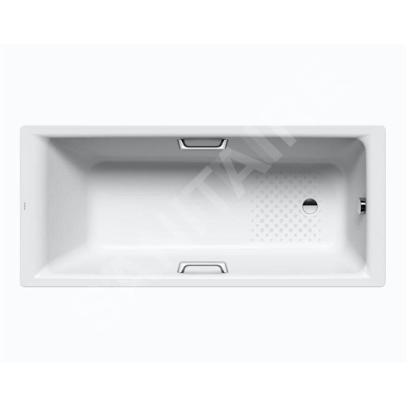 Kaldewei Ambiente - Baignoire Puro Star 685, 1600x700 mm, trous pour poignées, effet Perl, antidérapant, blanc 258530003001 Kaldewei Ambiente - Baignoire Puro Star 685, 1600x700 mm, trous pour poignées, effet Perl, antidérapant, blanc 258530003001