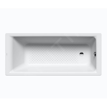 Kaldewei Ambiente - Baignoire Puro 687, 1700x700 mm, effet Perl, antidérapant sur toute la largeur, blanc 258734013001