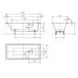 Kaldewei Ambiente - Baignoire Puro 684, 1600x700 mm, effet Perl, antidérapant sur toute la largeur, blanc 258434013001 Kaldewei Ambiente - Baignoire Puro 684, 1600x700 mm, effet Perl, antidérapant sur toute la largeur, blanc 258434013001
