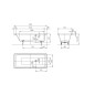 Kaldewei Ambiente - Baignoire Puro 656, 1700x750 mm, effet perl, blanc 256600013001 Kaldewei Ambiente - Baignoire Puro 656, 1700x750 mm, effet perl, blanc 256600013001