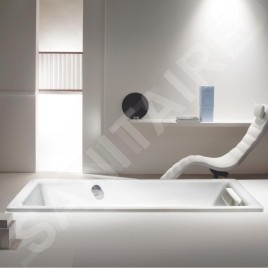 Kaldewei Ambiente - Baignoire Puro 656, 1700x750 mm, effet perl, blanc 256600013001